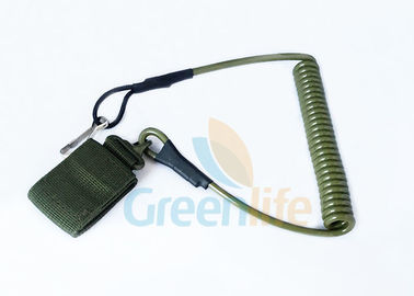 軍隊の保護のための緑の強く戦術的なコイル用具の締縄PUの保持