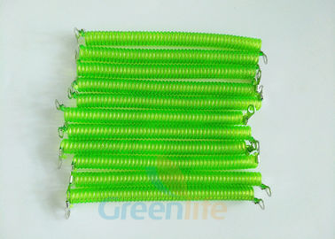 普及した普遍的な鋼鉄用具の螺線形ケーブル ライト透明な緑10CM長く